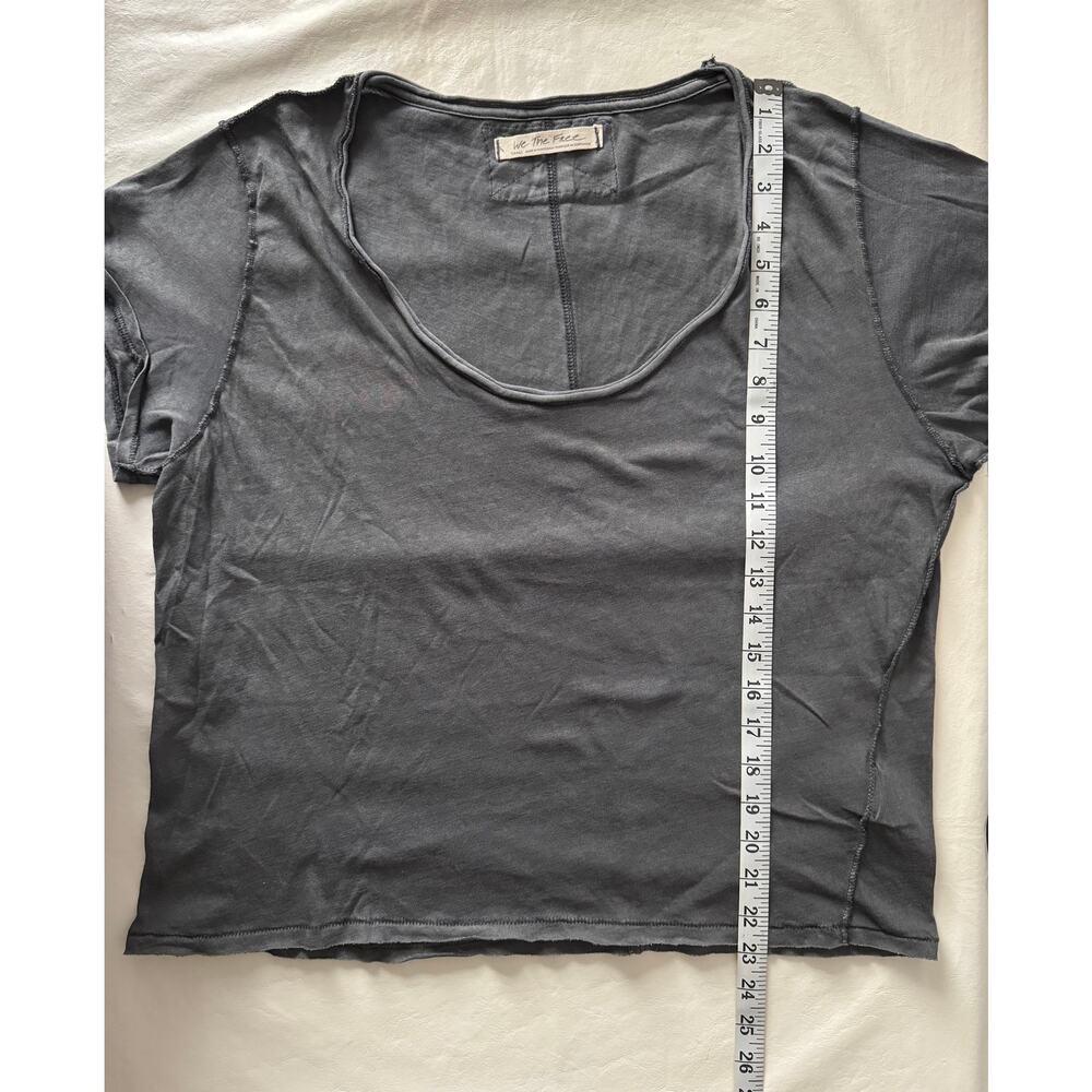 New Free People Dylan Tee in Charcoal Size S - Picture 9 of 9